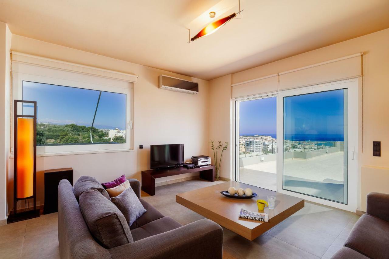 레팀노 Stelios Penthouse 아파트 외부 사진